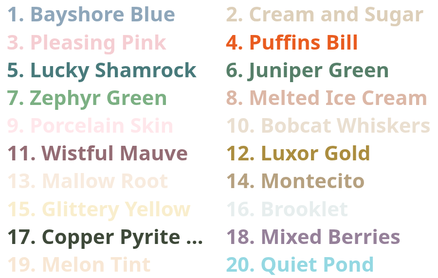 Random list